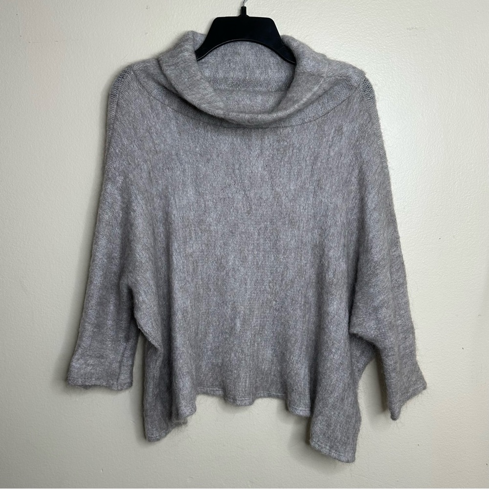Bryn‎ Walker Cowl Neck Boxy Gray Women's Sweater size XS